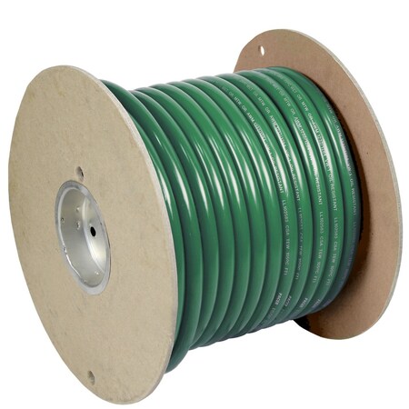 Pacer Group Pacer Green 4 AWG Battery Cable, 100' WUL4GN-100